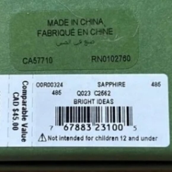 Kate Spade Crystal Earrings Round Blue Saffire Gold Plate BNIB 🆕SHIP⌚📦🏃♀️⚡🚚 - Picture 7 of 15